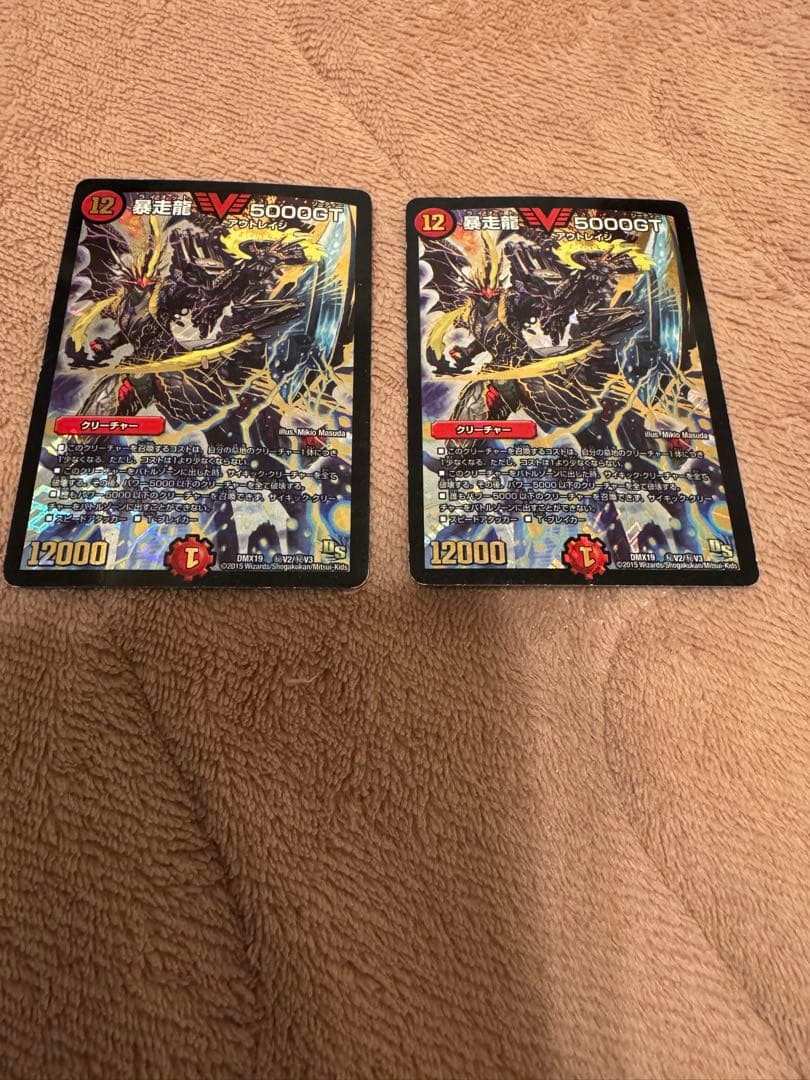 暴走龍5000GT 2枚セットプレイ用DMX19 秘V2/秘V3 シークレット