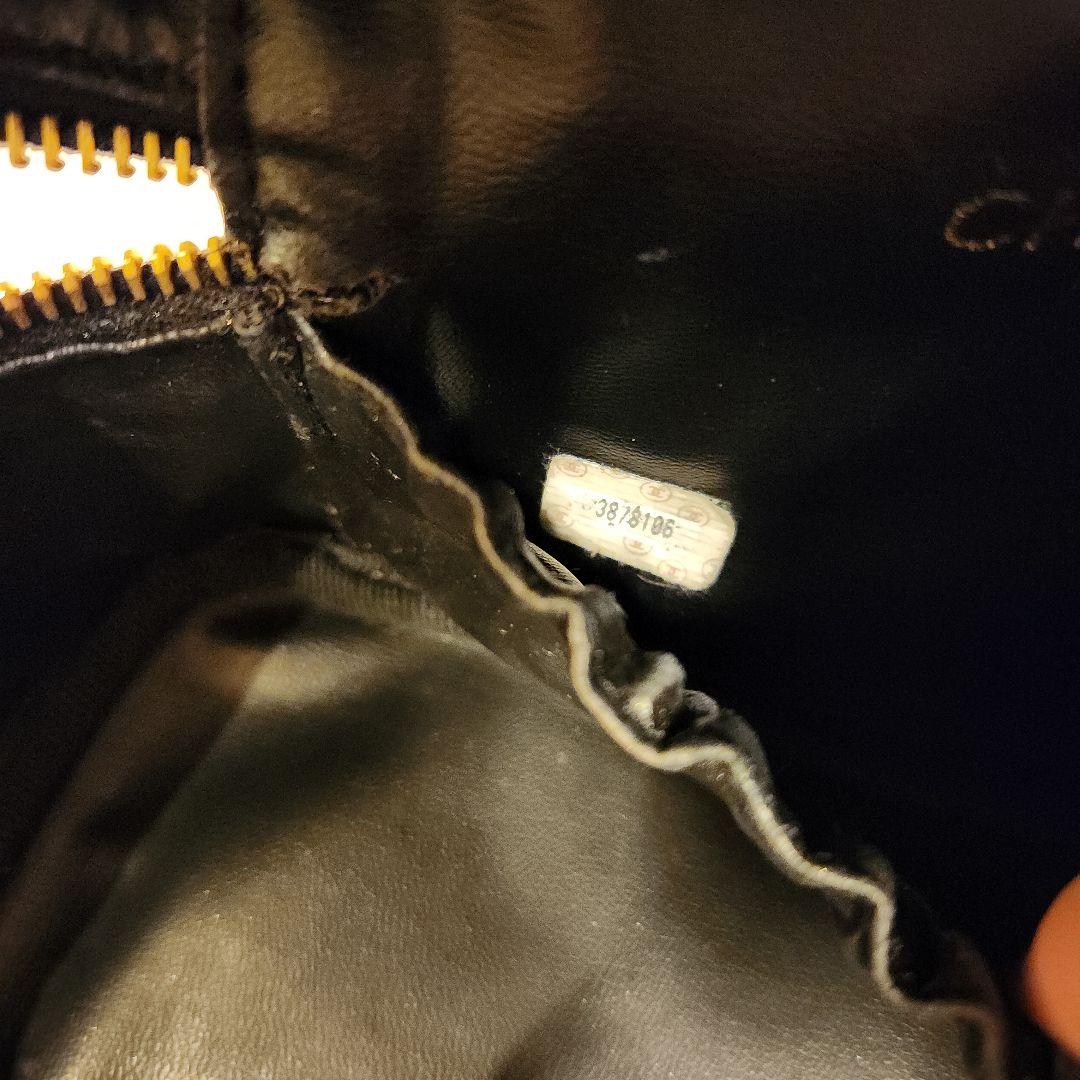 正規CHANEL　キャビアスキン　バニティバッグ