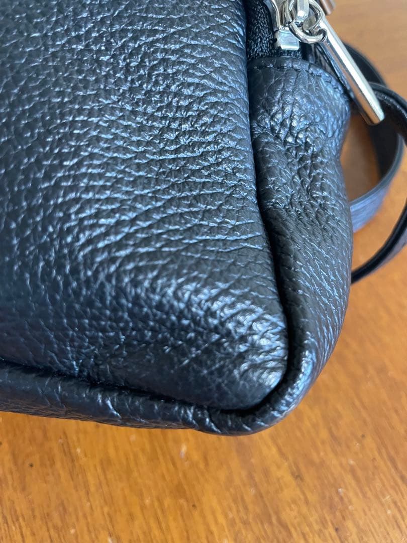 【美品】chi.wataレザー黒 ショルダー