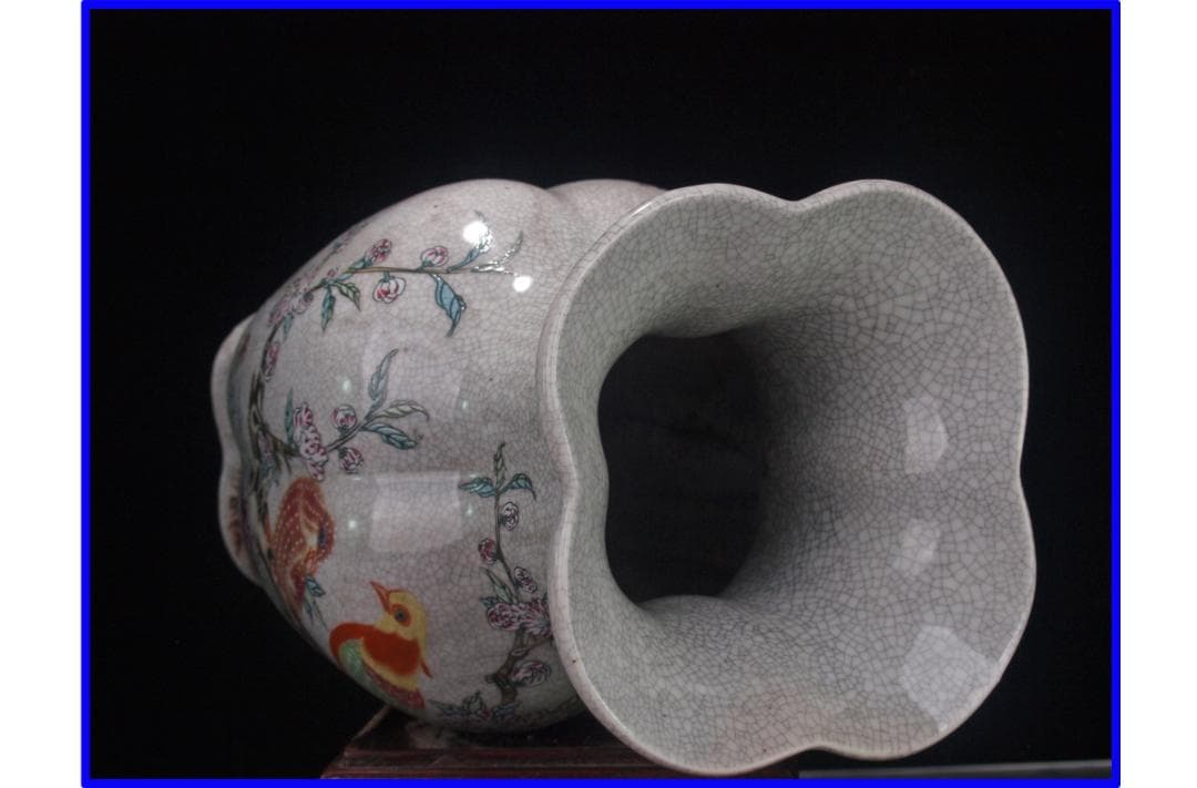 中国清時代の花瓶　置物激安骨董品 古美術 DE1041B21-6