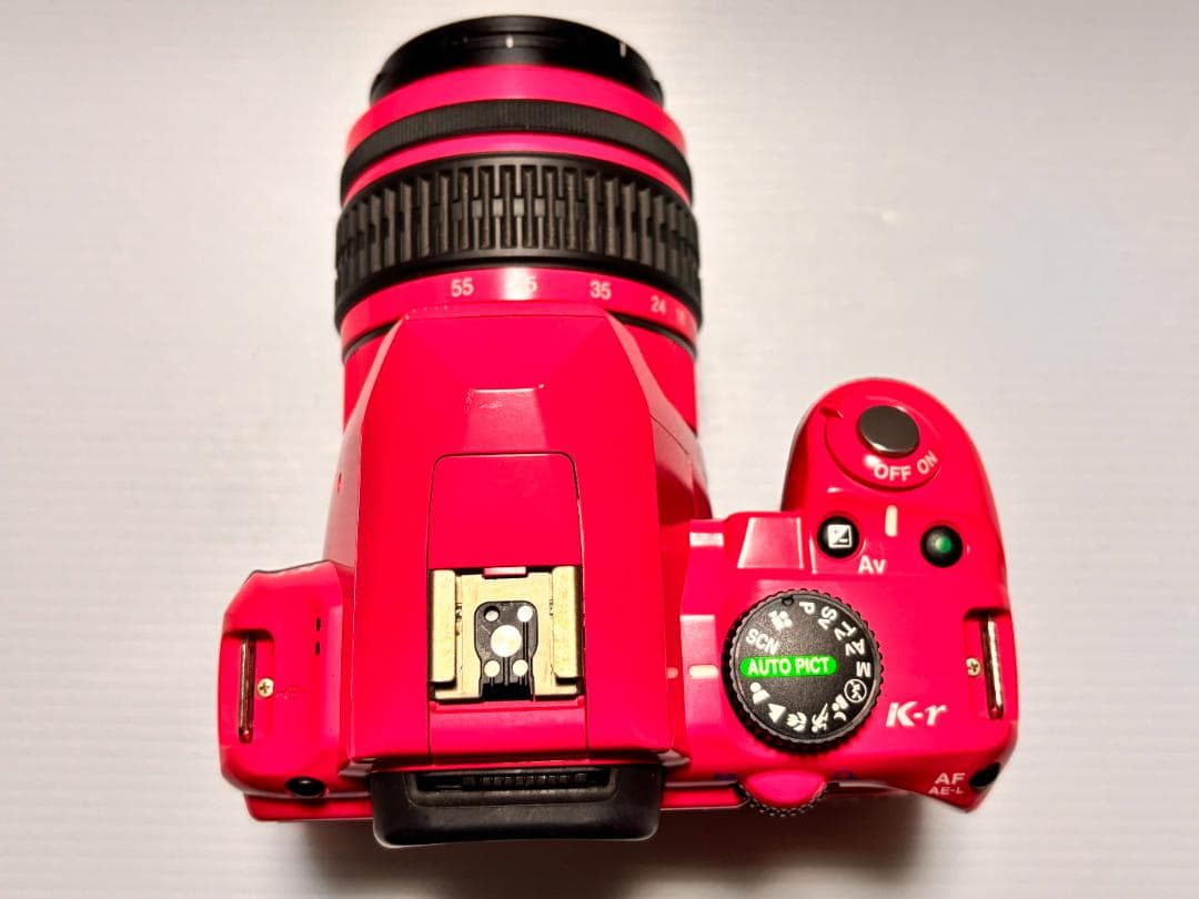 PENTAX K-r ピンク デジタル一眼レフカメラ 18-55mm レンズ付き