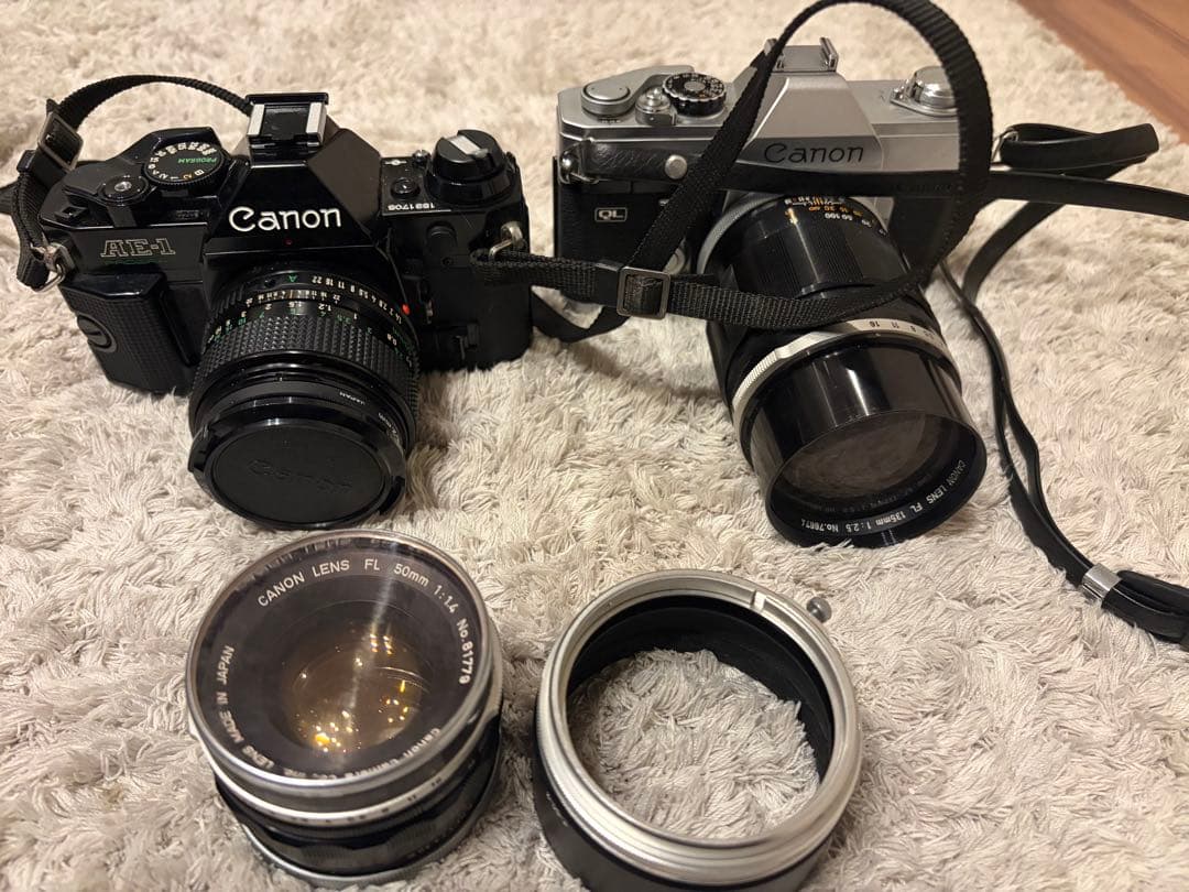 【動作未確認】Canon AE-1 Program とFT QL セット カメラ