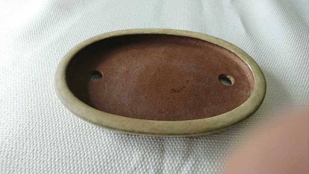 未使用  昭和レトロ  盆栽鉢  ・中国鉢 1