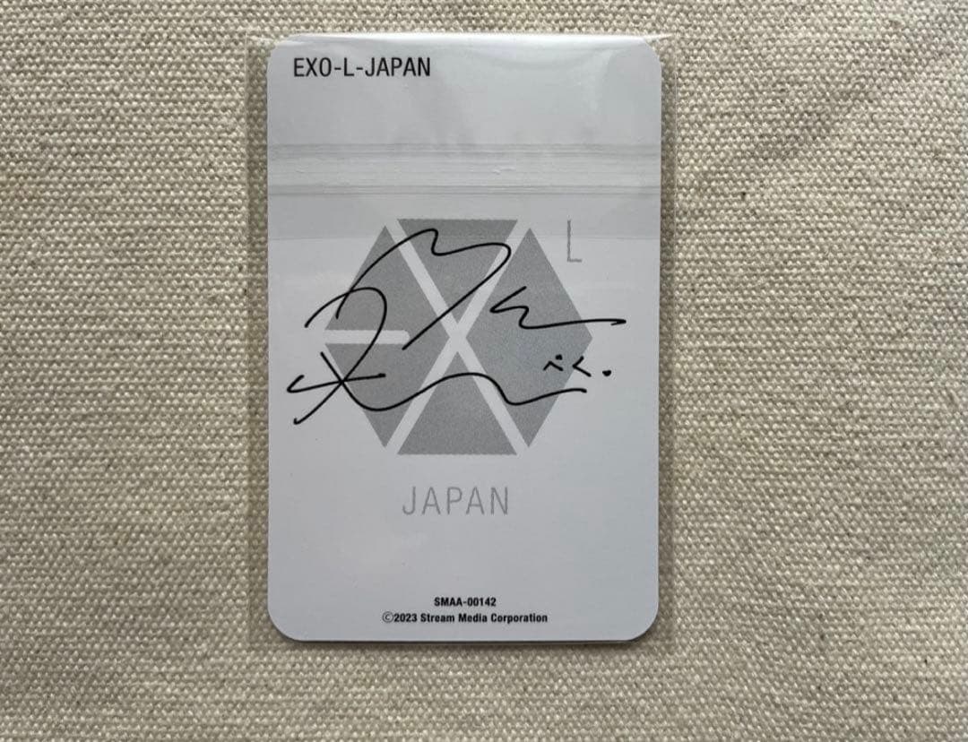 EXO ベッキョン ぬいぐるみ 15cm セルキュイ 服付FC限定トレカ