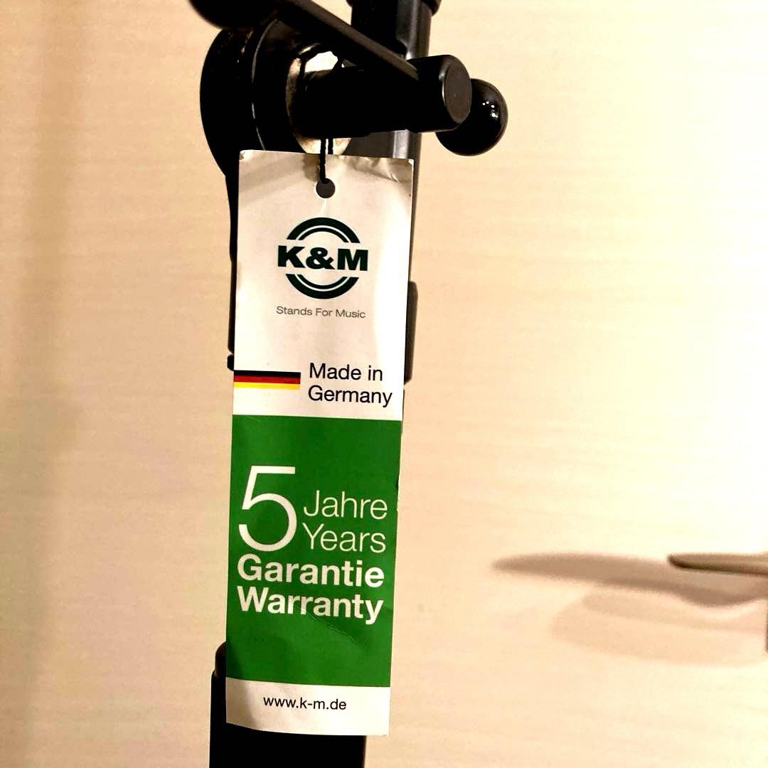 ほぼ未使用 K&M オーバーヘッドマイクスタンド 6月上旬までの出品