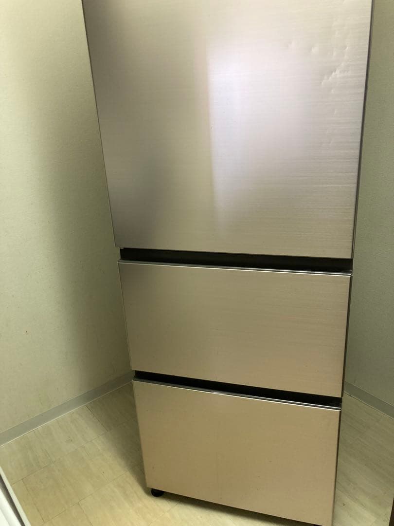 日立 冷蔵庫 幅60cm 375Lシャンパン R-V38RVL N 3ドア左開き