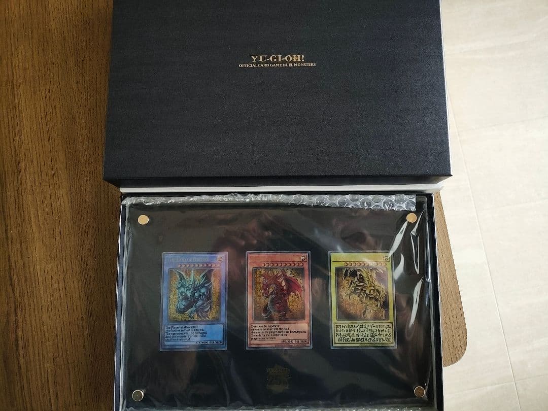 未使用遊戯王OCGデュエルモンスターズ 三幻神 カードセット (ステンレス製)