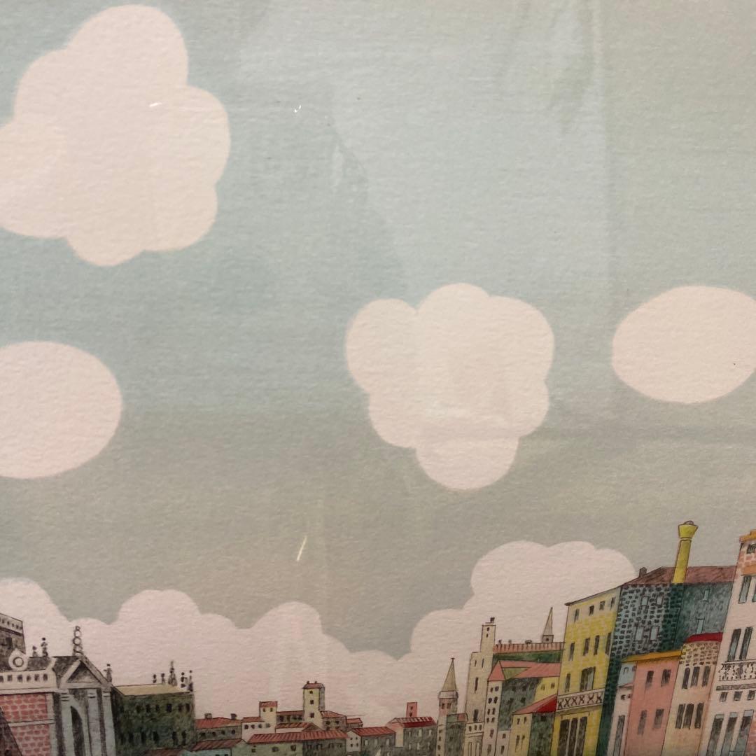 最終値下げIsabel Baillenの美しいイタリアベニスの風景 リトグラフ