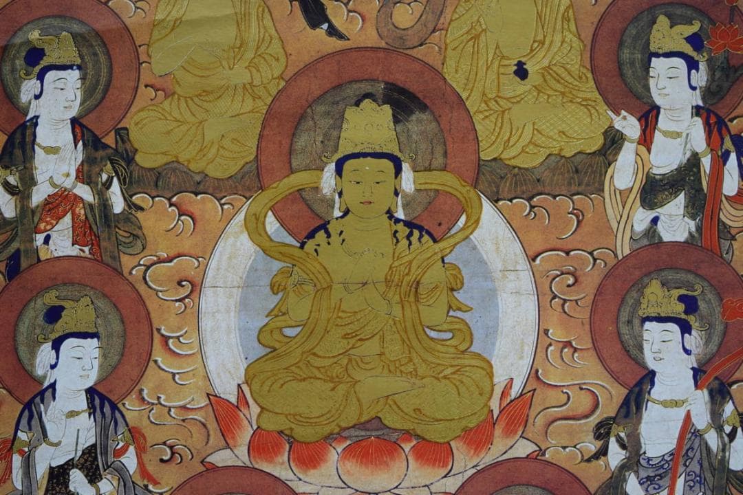 複製/作者不明/十三佛図/工芸/布袋屋掛軸HG-1