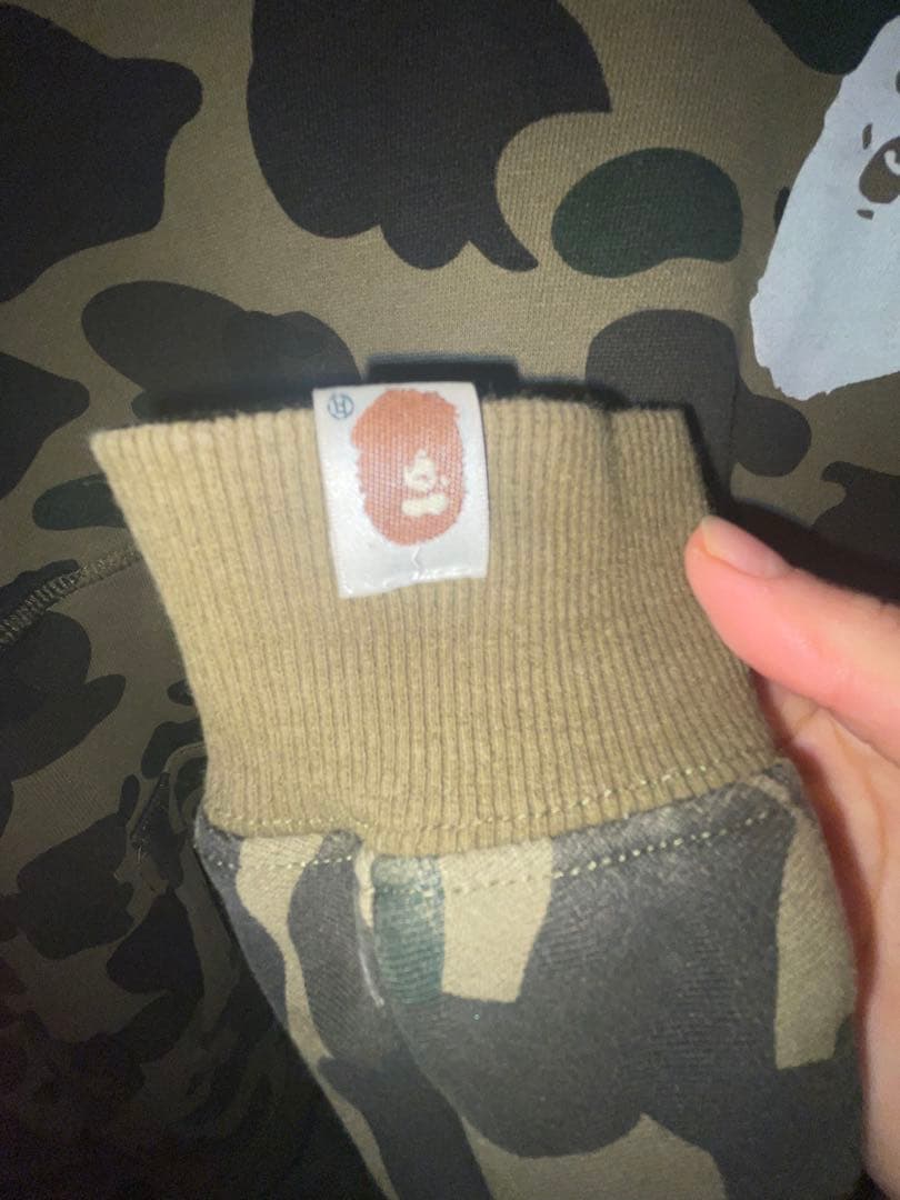 BAPE 迷彩 パーカー a bathing ape エイプ