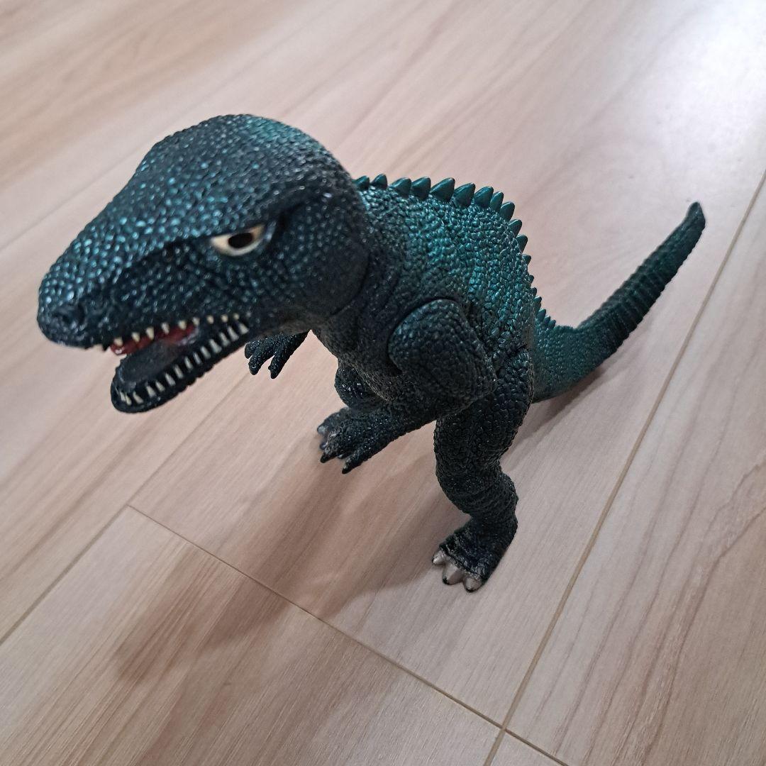 ゴロザウルス 1993 日本製 可動式 ゴジラフィギュア グリーン 硬質