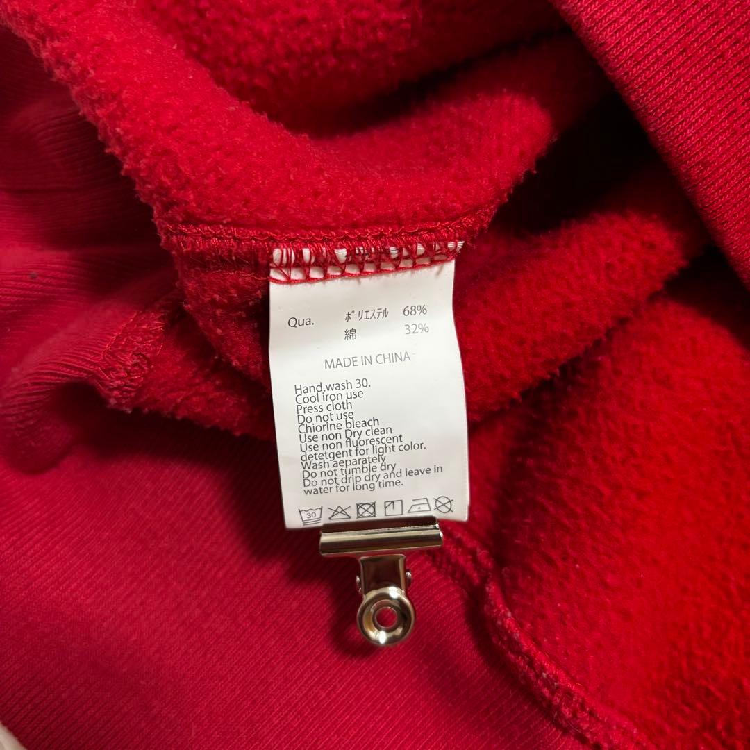 牛*君様 【希少】FR2 エクストララージ コラボ パーカー L レッド 赤 イ