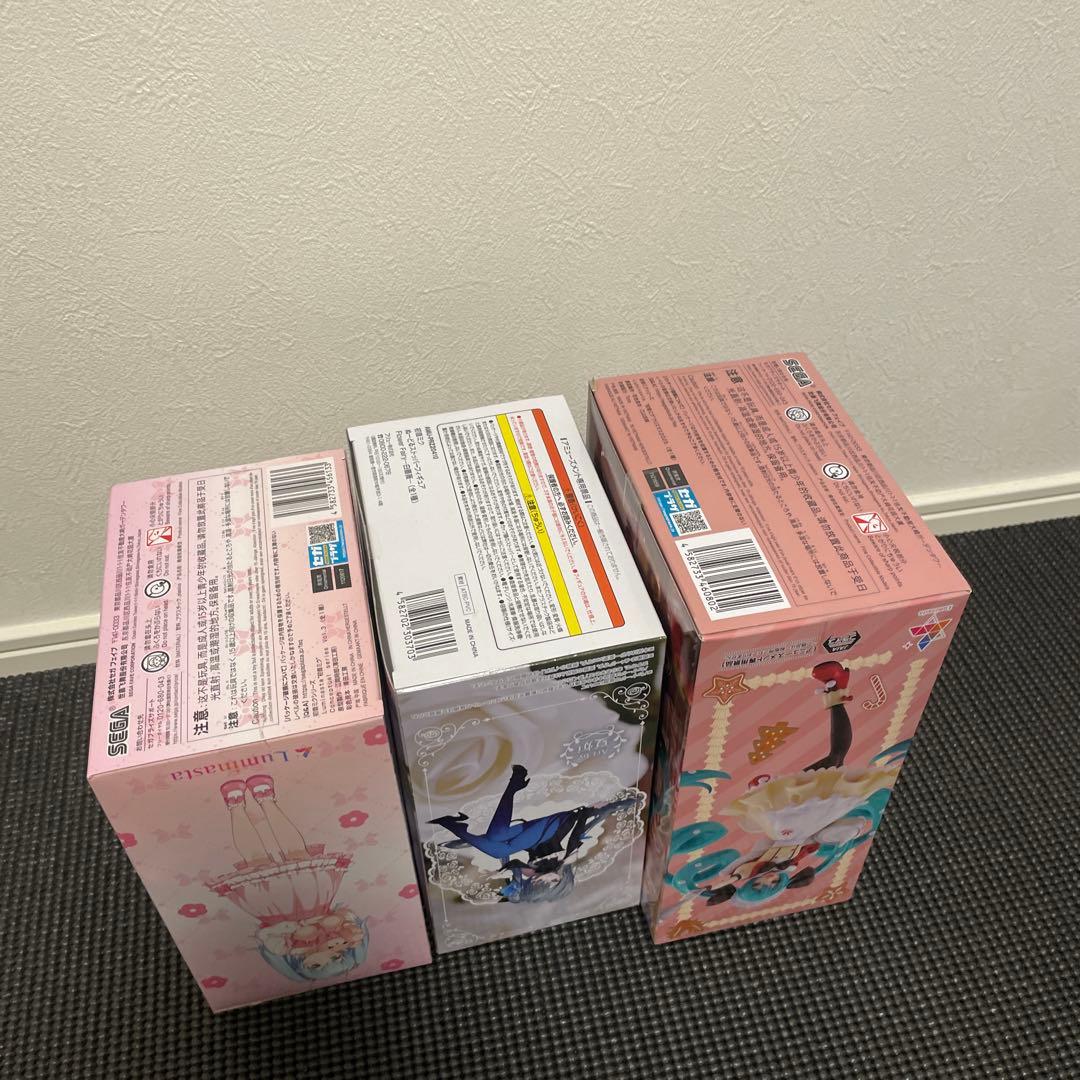 初音ミク　フィギュア　プライズ　セット