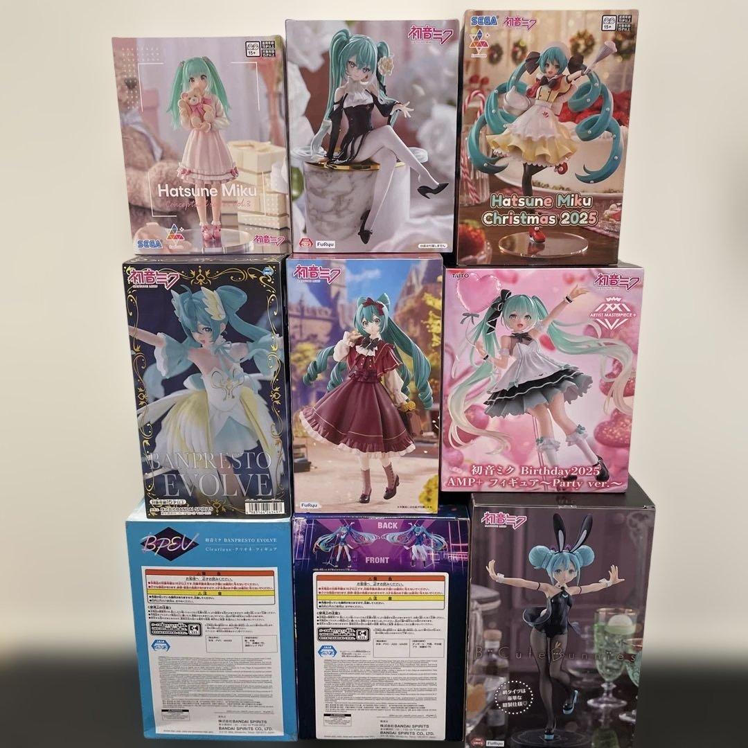 初音ミク　フィギュア　プライズ　セット