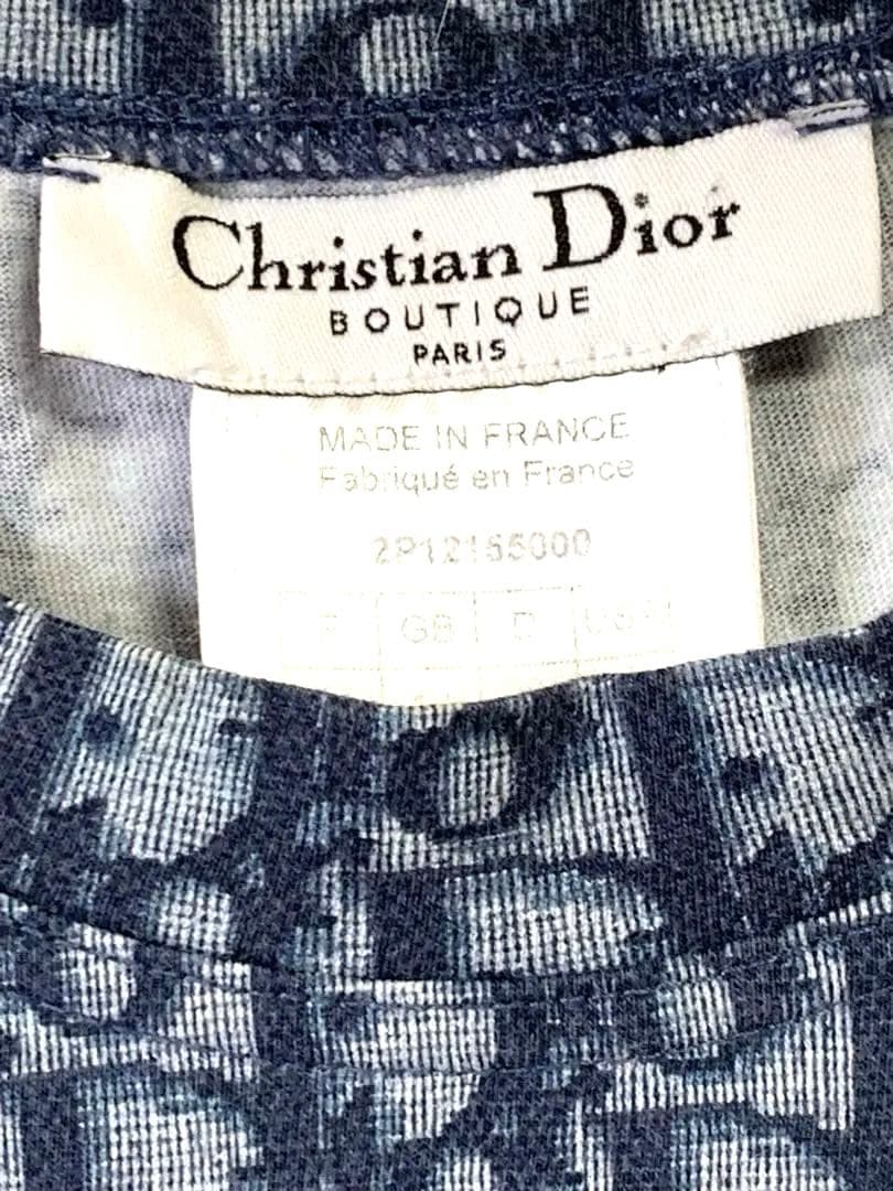 ⭐️Diorタンクトップ　ロゴネイビー2ストライプ✨❣️可愛い⭐️最終格安最安値⭐️