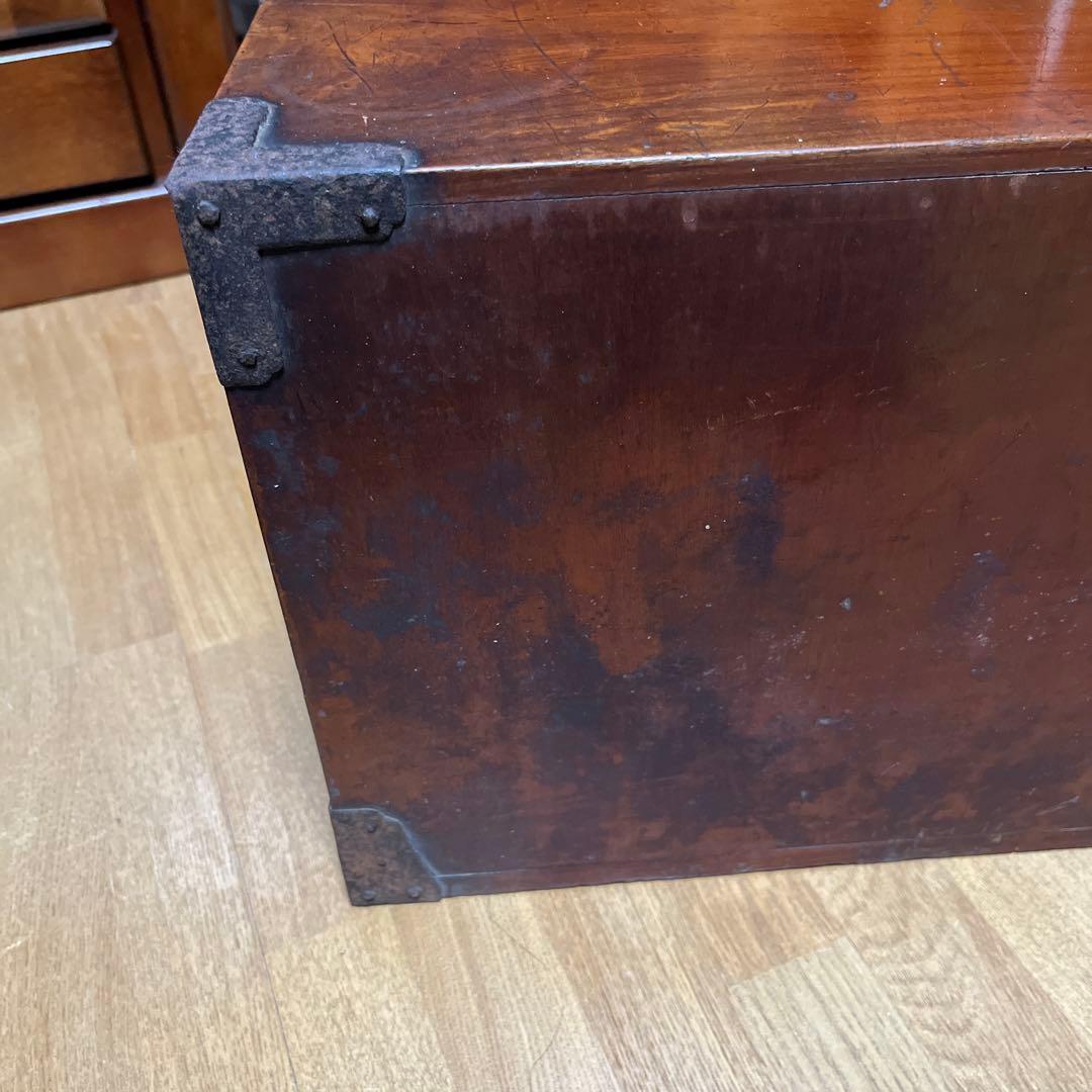 K50 アンティーク　木製　引き出し　戦前　古道具　ミニ箪笥　明治　時代箪笥