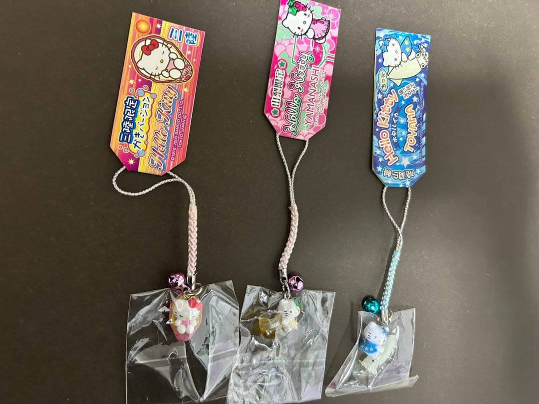 ハローキティ ご当地ストラップ 10個セット