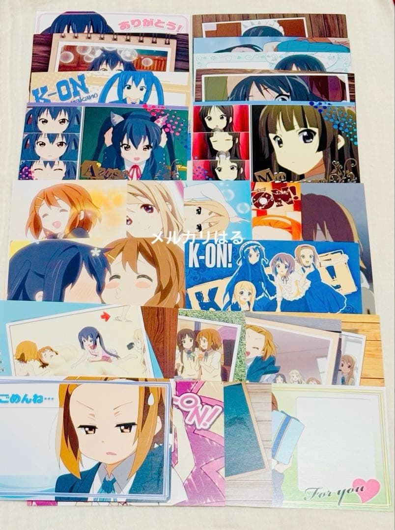 けいおん！ 箔押しポストカード セット