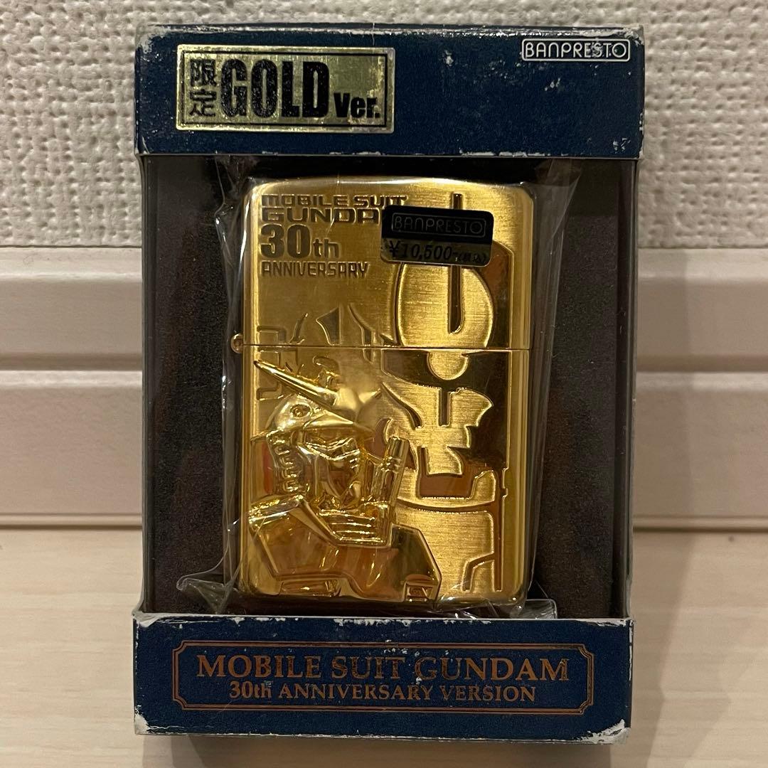 ガンダム ZIPPO 30周年 シャア ザク ゴールド