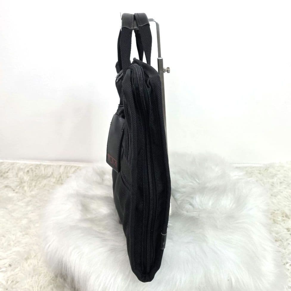 TUMI トゥミ　ナイロン　革　ハンドル　ブラック ビジネス　ハンド バッグ