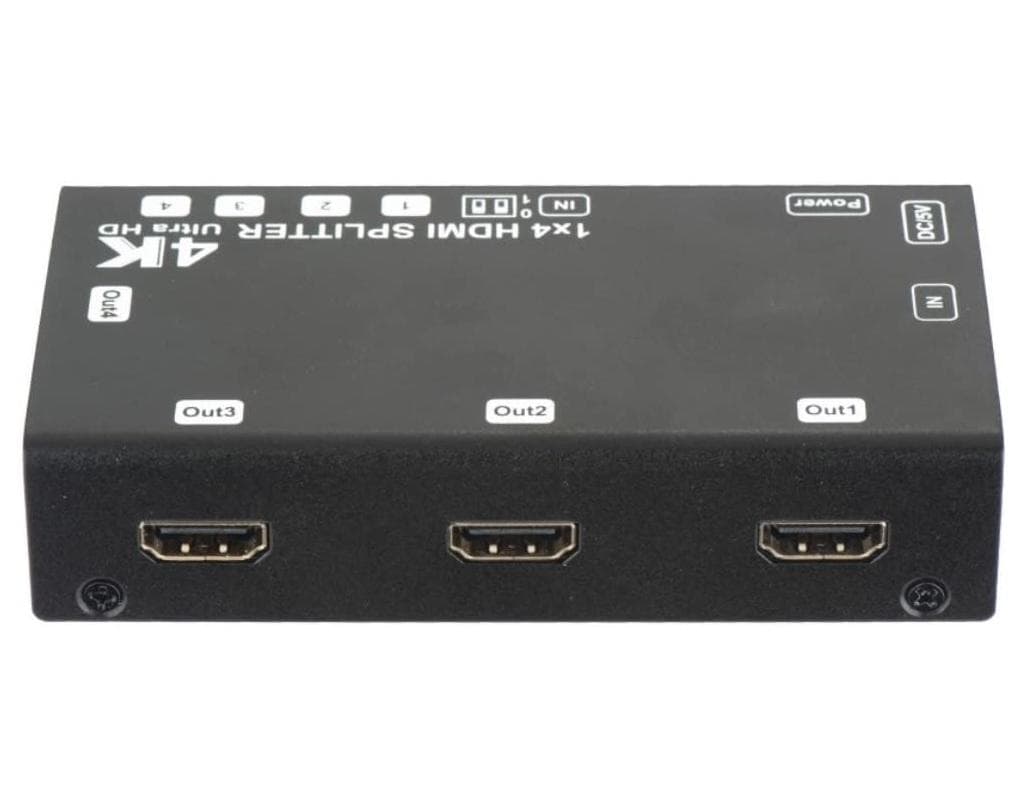 HDMIスプリッター 分配器 4分配 4K 映像 モニター imaru(イマール