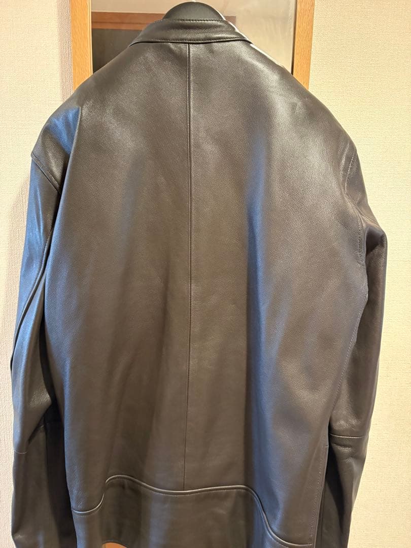 BEAMS HEART レザーシングルライダースジャケット XL