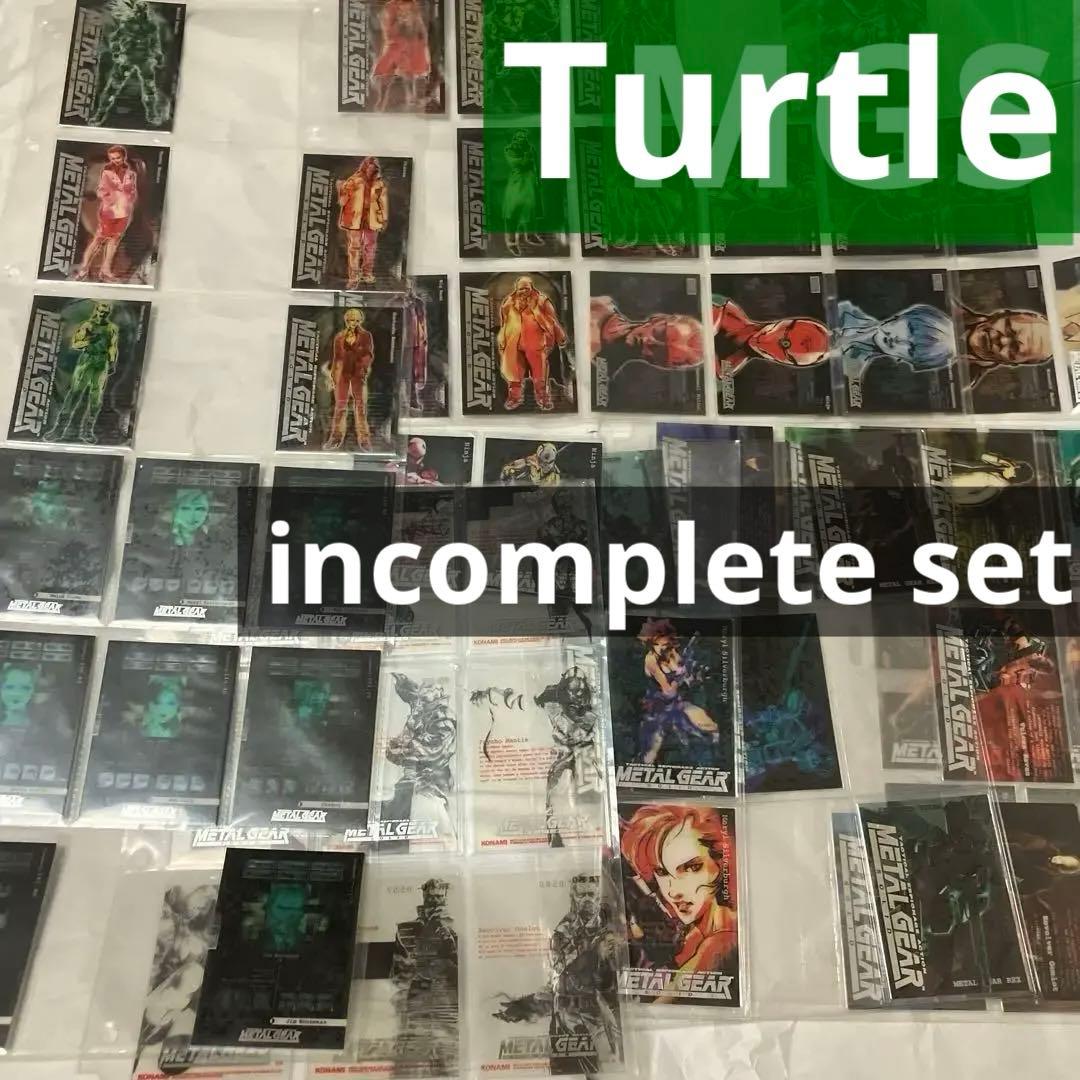 その他 L GEAR SOLID TRADING CARD TURTLE SET