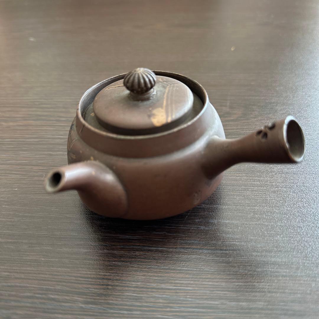 急須　ミニ急須　萬古焼　時代物