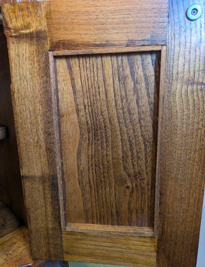 猫脚 扉 引き出し 木製 アンティーク 家具 キャビネット