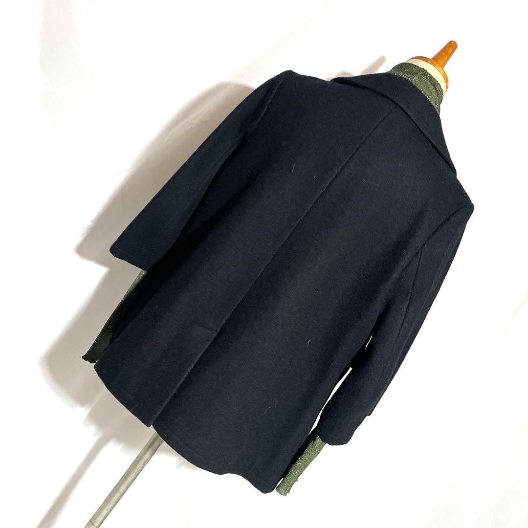 割と美品 LIMI feuリミ フゥ ウールメルトンコート2008年AW