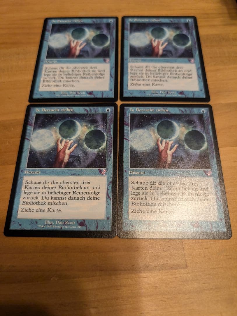 最終値引き【思案】【ドイツ語】【TSR】【旧枠】【4枚セット】