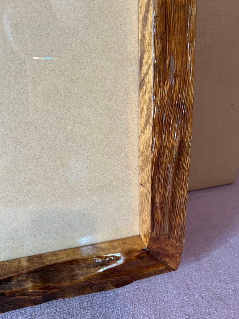 木製額縁 自然な木目仕上げ
