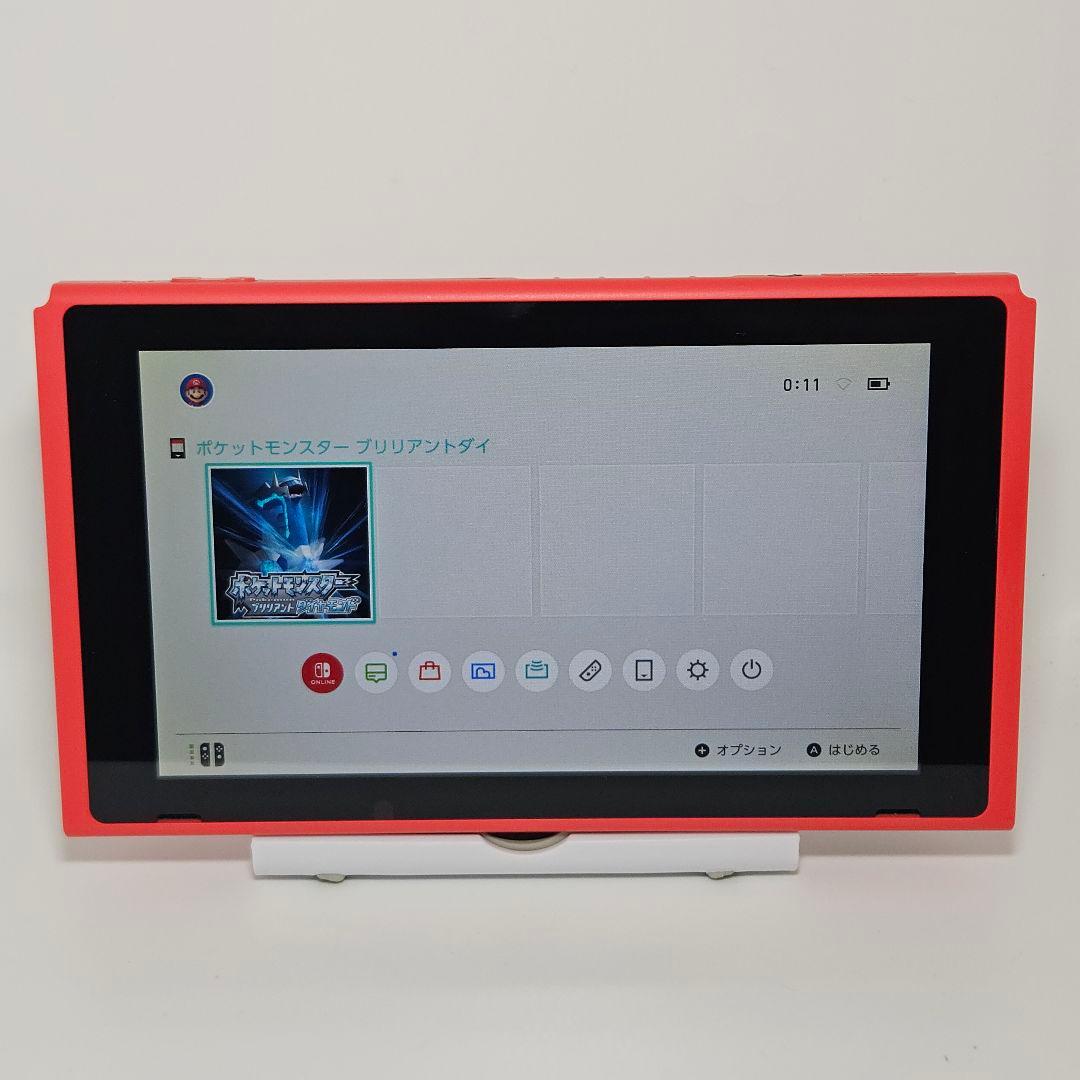 極美品 動作品 マリオレッド×ブルー スイッチ HAC-001(-01) 本体