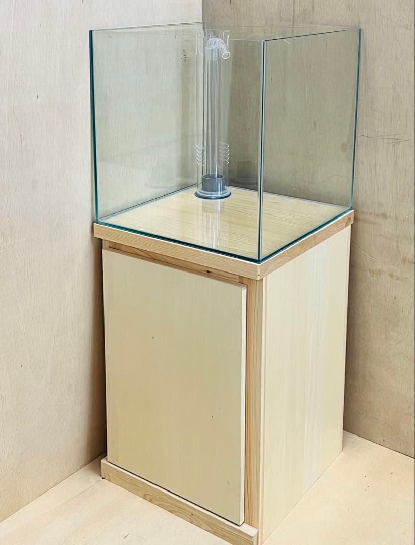 450×450×450オールガラスオーバーフロー水槽セット　クリア