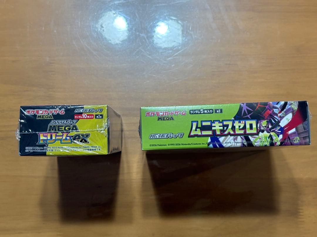 MEGAドリームex、ムニキスゼロex シュリンク付き2BOX