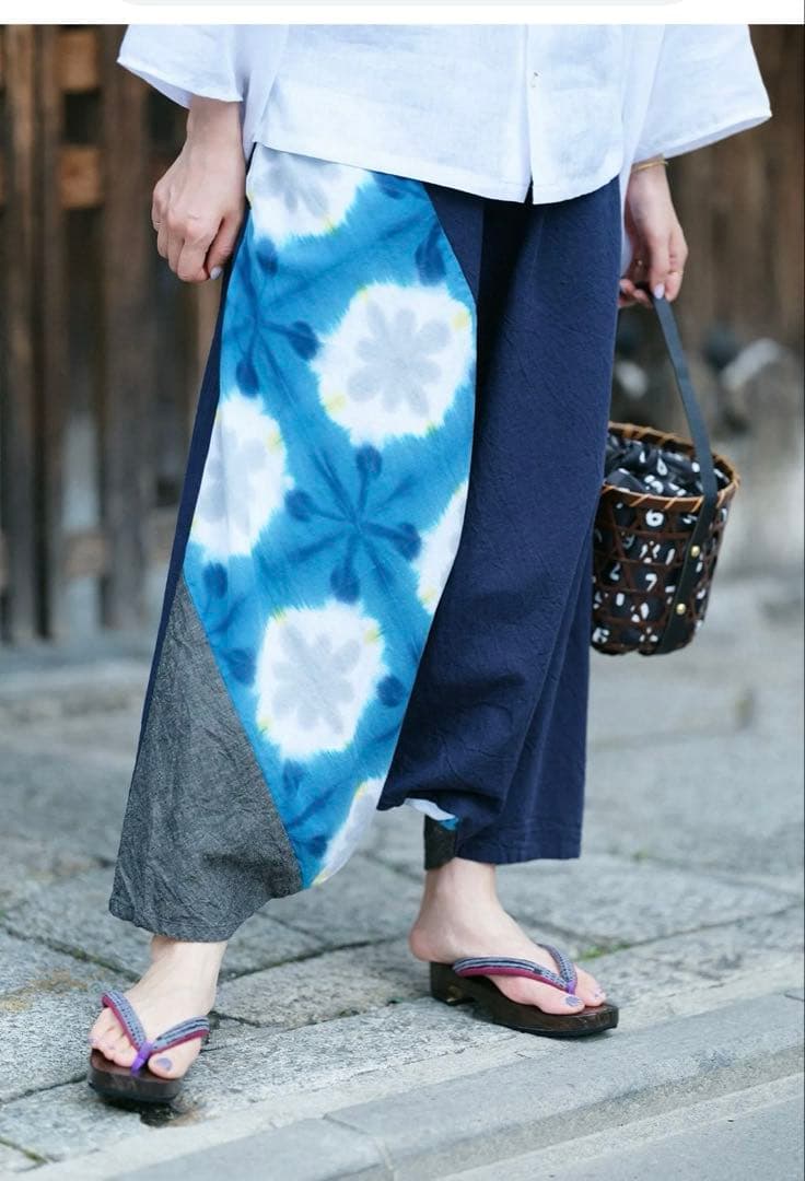 SOU SOU ソウソウ 富士 パンツ 有松鳴海峡　近清日本製 伊本綿Mサイズ