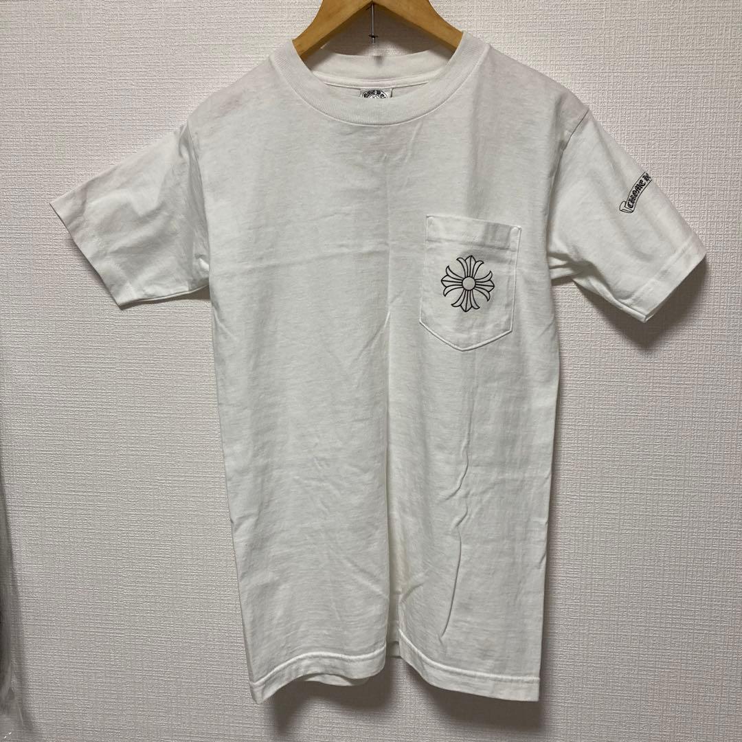 CHROME HEARTS ポケット付きTシャツ ホワイト