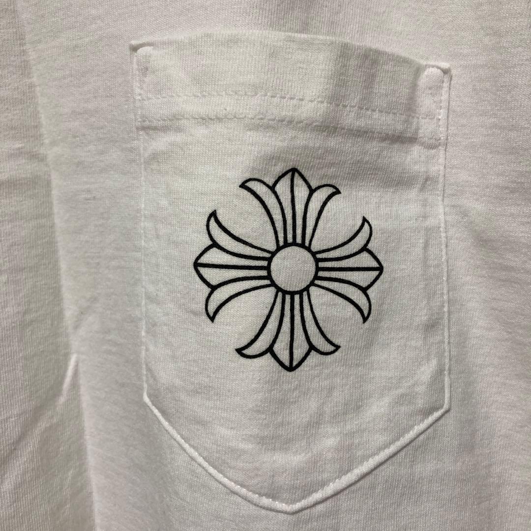 CHROME HEARTS ポケット付きTシャツ ホワイト