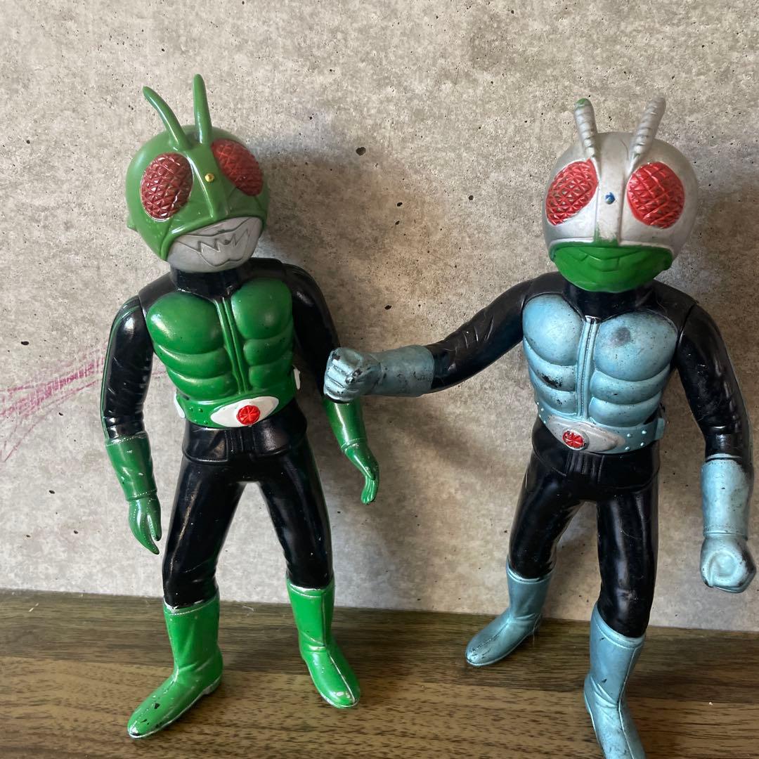 当時物仮面ライダー１号ソフビミドルサイズ