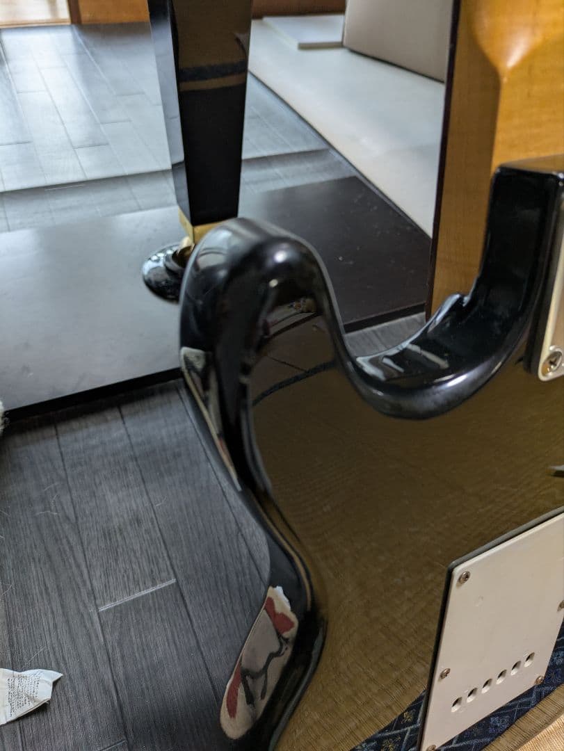 ジプシーローズ　エレキギター　ブラック　 ラメ入りGYPSY ROSE　ストラト