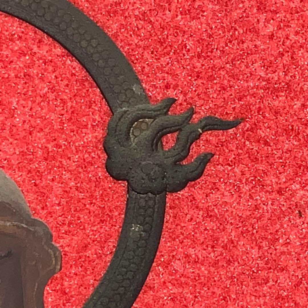 2326時代不明古い仏像⬛️韋駄天/勝負運⬛️木像木造置物御守お守り