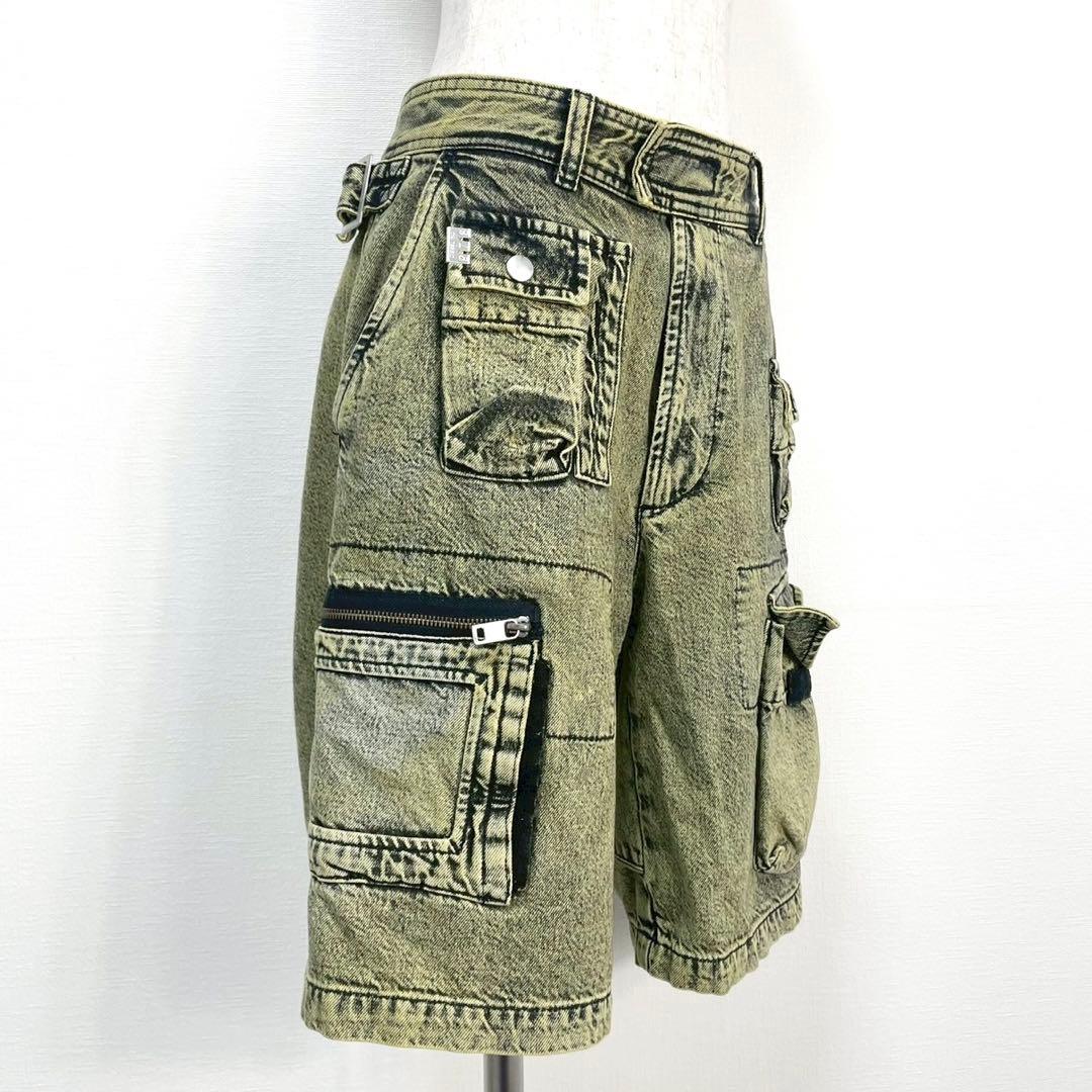 y2k❤️ DIESEL マルチポケット カーゴ ハーフパンツ