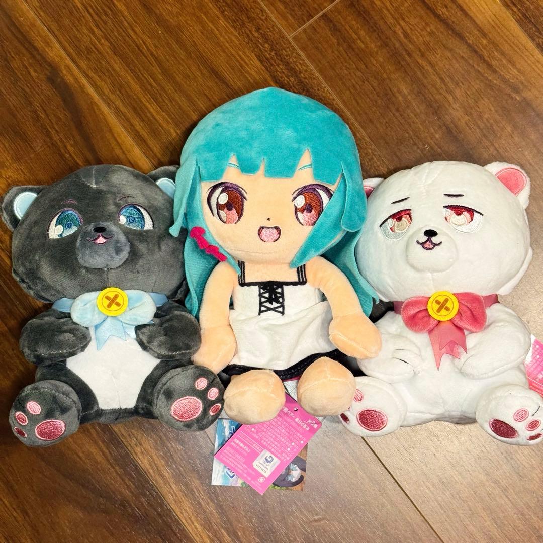 くまクマ熊ベアー ぬいぐるみ くまゆる くまきゅう ユナ 希少 全３種セット