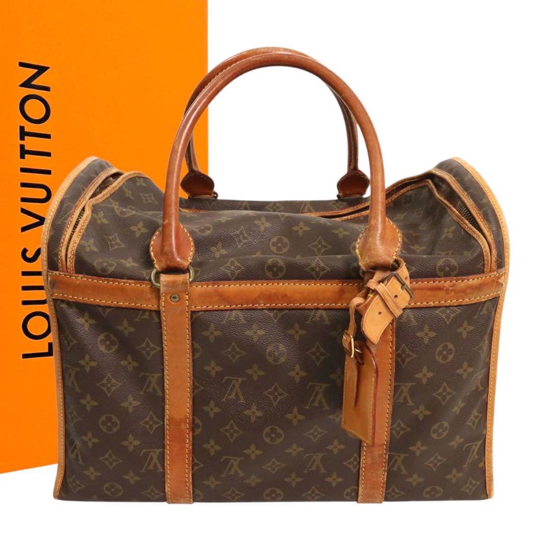 ルイヴィトン　モノグラム　ペットキャリー　サックシャスール　ボストン　0103