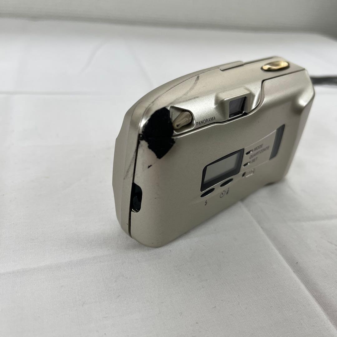 (h) OLYMPUS μ[mju:]-II シルバー フィルムカメラ　ジャンク