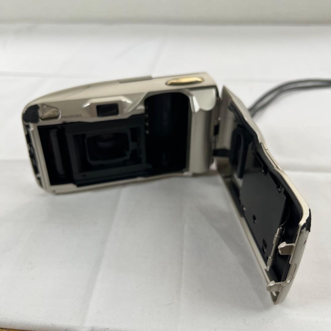 (h) OLYMPUS μ[mju:]-II シルバー フィルムカメラ　ジャンク