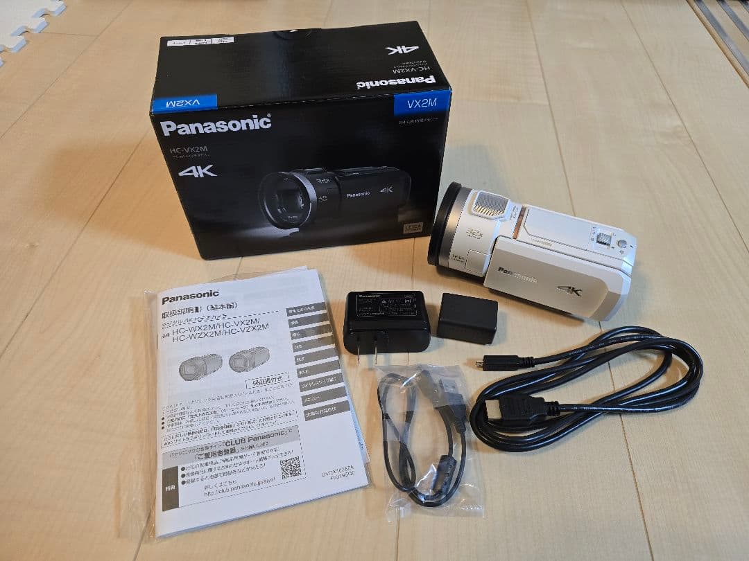 極美品 Panasonic HC-VX2M 4Kビデオカメラ 本体