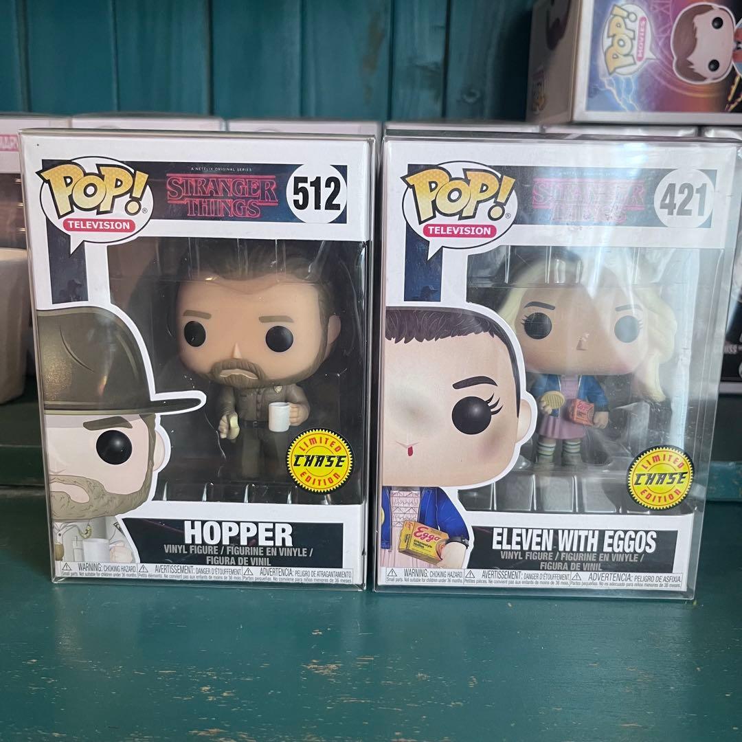 ストレンジャーシングス FUNKOPOP イレブン　ホッパー　CHASE セット