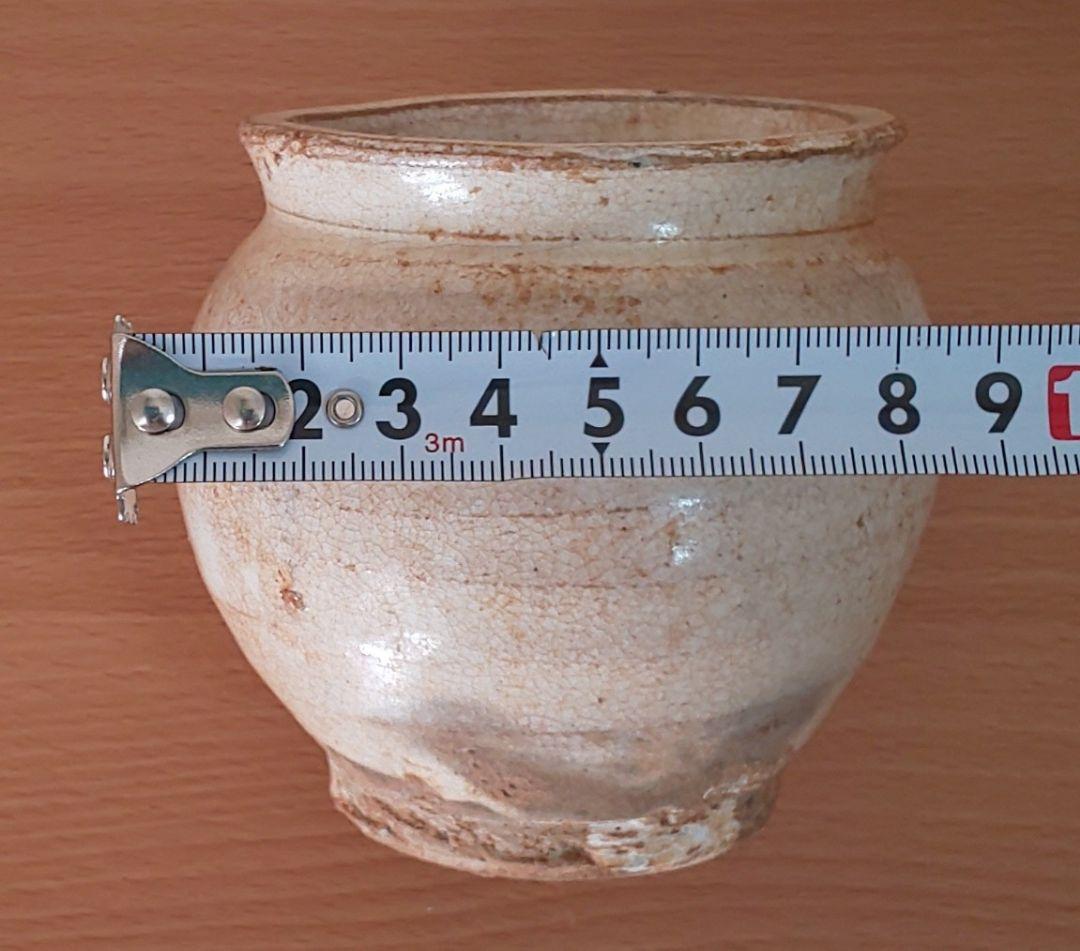 朝鮮王朝時代 李朝時代 会寧斑釉壺 小壺