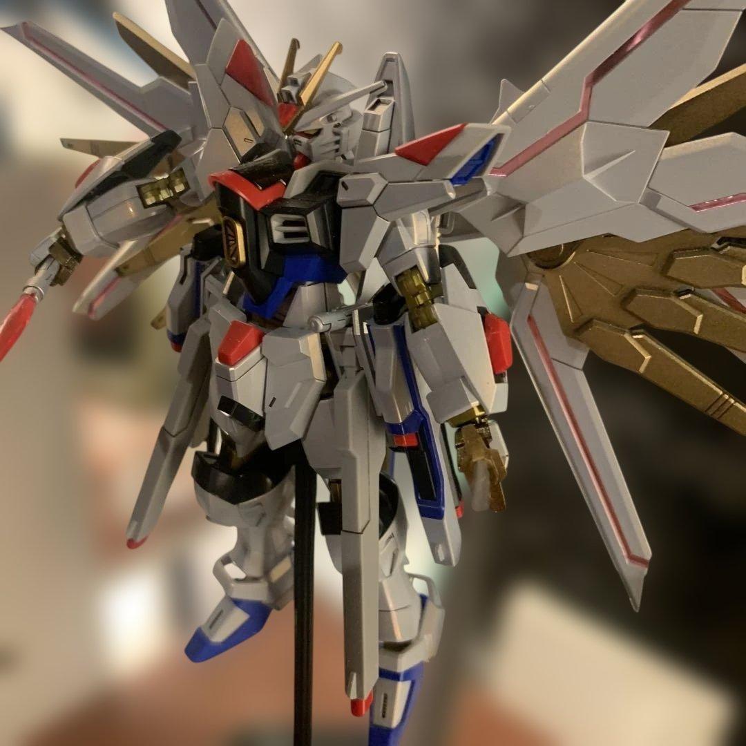 HG マイティーストライクフリーダム　塗装完成品